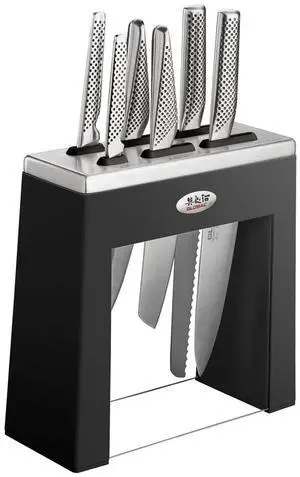 Global 7-Piece Kabuto Knife Block Set