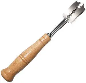 Frieling Bread Lame Dough Scoring Blade w/Extra Blades and Cover, 7.5 Inch, Natural Wood Handle