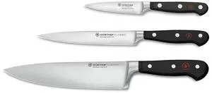 Wusthof Classic 3 Piece Chef's Knife Set