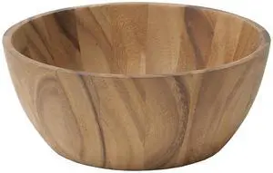 Frieling Acacia Wood Tulip Bowl, Large 5-Inch x 12-Inch Diameter