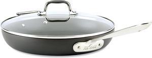 All-Clad HA1 Nonstick Hard Anodized Nonstick 12-Inch Fry Pan With Lid