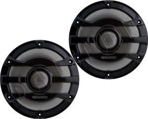 Kenwood 8" Black Marine 2 Way Speakers 300 Watts