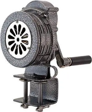 Vixen Horns Loud Base/Table/Clamp Mount Hand Crank Manual Operated Metal Alarm/Siren (Air Raid) VXS-1000EM