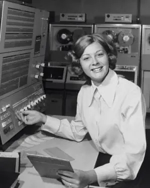 Businesswoman operating a computer Poster Print (24 x 36) Businesswoman operating a computer Poster Print (24 x 36)