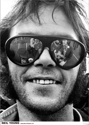 Neil Young Oakland Stadium 1974 Poster Print (34 x 22) Neil Young Oakland Stadium 1974 Poster Print (34 x 22)