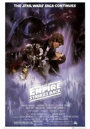 The Empire Strikes Back Star Wars Poster Print (24 x 36) The Empire Strikes Back Star Wars Poster Print (24 x 36)
