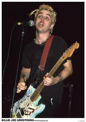 Green Day Live Billie Joe Armstrong Poster Print (22 x 34) Green Day Live Billie Joe Armstrong Poster Print (22 x 34)