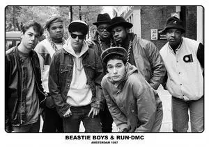 Beastie Boys & Run Dmc Bw Horiz Poster Print (34 x 22) Beastie Boys & Run Dmc Bw Horiz Poster Print (34 x 22)
