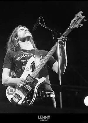 Lemmy Live Live Bw Poster Print (22 x 34) Lemmy Live Live Bw Poster Print (22 x 34)