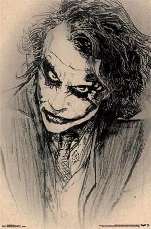 Batman Joker - Sketch Poster Print (22 x 34) Batman Joker - Sketch Poster Print (22 x 34)