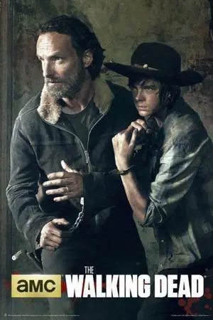 Walking Dead Rick & Carl Poster Print (24 X 36) Walking Dead Rick & Carl Poster Print (24 X 36)