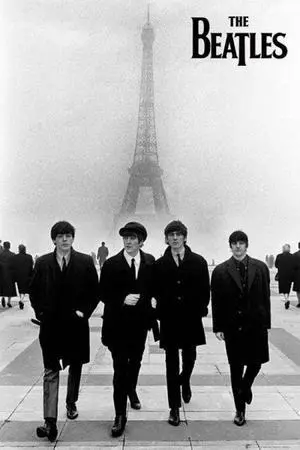 Beatles - Walking In Paris Eiffel Tower Poster Print (22 x 34) Beatles - Walking In Paris Eiffel Tower Poster Print (22 x 34)