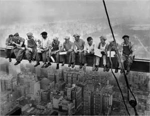 Lunch On A Skyscraper 24X36 Poster Print (34 x 22) Lunch On A Skyscraper 24X36 Poster Print (34 x 22)