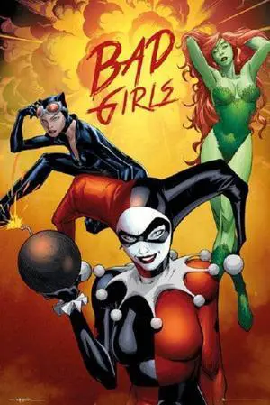 DC Comics Bad Girls Harley Quinn Bomb Poster Print By (22 X 34) DC Comics Bad Girls Harley Quinn Bomb Poster Print By (22 X 34)
