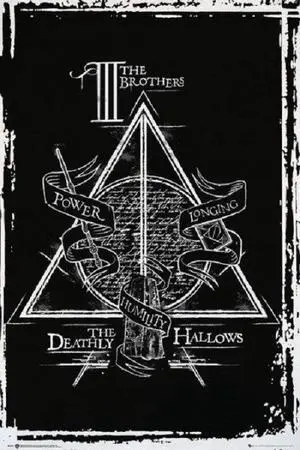 Harry Potter Deathly Hallows Graphic Poster Print (24 X 36) Harry Potter Deathly Hallows Graphic Poster Print (24 X 36)