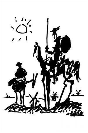 Picasso Don Quixote Poster Print (22 x 34) Picasso Don Quixote Poster Print (22 x 34)