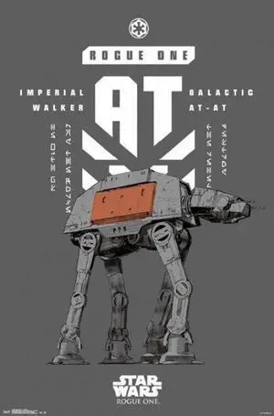 Star Wars Rogue One - Walker At - Poster Print (22 X 34) Star Wars Rogue One - Walker At - Poster Print (22 X 34)