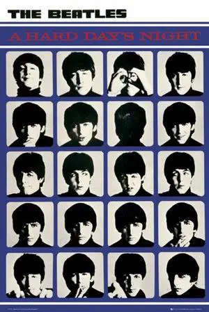 The Bealtes A Hard Day's Night Poster Poster Print (24 x 36) The Bealtes A Hard Day's Night Poster Poster Print (24 x 36)