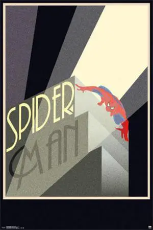 Spider-Man - Retro (24x36) Poster Print (24 x 36) Spider-Man - Retro (24x36) Poster Print (24 x 36)