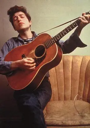 Bob Dylan Arm Chair Arm ChairGuitar Poster (24 x 36) Bob Dylan Arm Chair Arm ChairGuitar Poster (24 x 36)