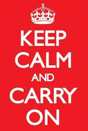 Keep Calm And Carry On Poster Print (24 X 36) Keep Calm And Carry On Poster Print (24 X 36)