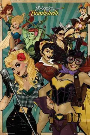 Dc Comics Bombshells Poster Print (22 x 34) Dc Comics Bombshells Poster Print (22 x 34)
