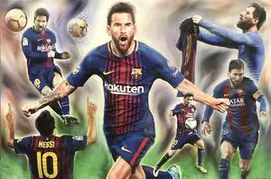 Lionel Messi Collage Poster Print (22 x 34) Lionel Messi Collage Poster Print (22 x 34)