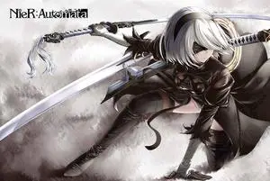 Nier Automata Gaming Poster Print (22 x 34) Nier Automata Gaming Poster Print (22 x 34)