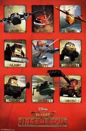 Planes 2 - Grid Poster Print (22 x 34) Planes 2 - Grid Poster Print (22 x 34)
