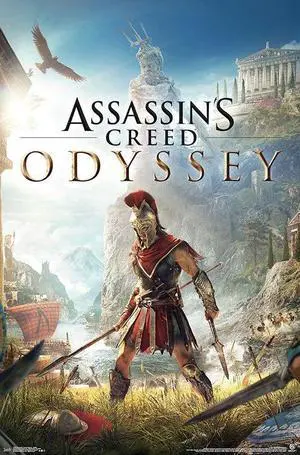 Assassin's Creed Odyssey - Battle Poster Print (22 x 34) Assassin's Creed Odyssey - Battle Poster Print (22 x 34)