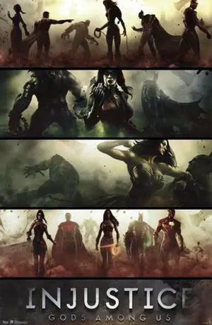 Injustice Gods Among Us - Banners Poster Print (24 x 36) Injustice Gods Among Us - Banners Poster Print (24 x 36)