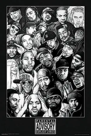 Rap Gods Collage Poster Print (22 x 34) Rap Gods Collage Poster Print (22 x 34)
