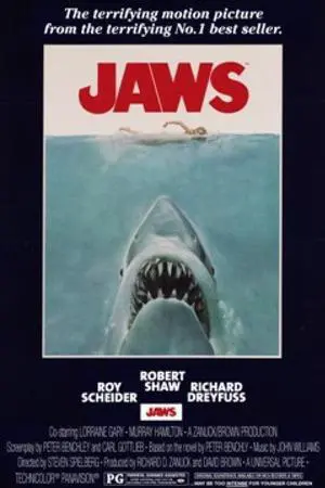 Jaws Movie Poster Poster Print (24 x 36) Jaws Movie Poster Poster Print (24 x 36)