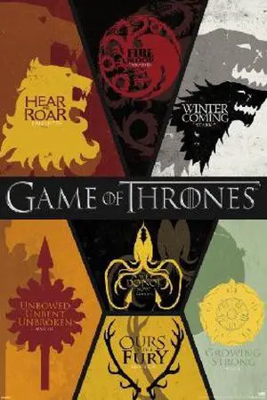 Game Of Thrones Sigils Poster Print (22 x 34) Game Of Thrones Sigils Poster Print (22 x 34)
