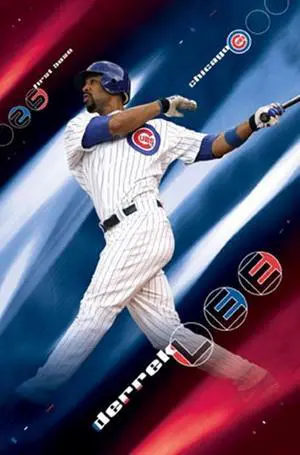 Chicago Cubs - Derrek Lee Poster Print (24 x 36) Chicago Cubs - Derrek Lee Poster Print (24 x 36)