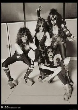 Kiss Amsterdam Amsterdam 1976 Poster Print (22 x 34) Kiss Amsterdam Amsterdam 1976 Poster Print (22 x 34)