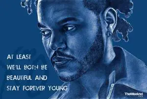 The Weeknd Quote Poster Print (22 x 34) The Weeknd Quote Poster Print (22 x 34)