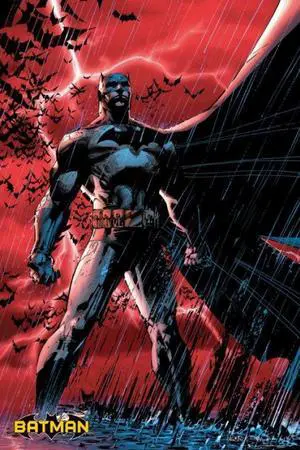 Batman Comic Red Poster Poster Print (22 x 34) Batman Comic Red Poster Poster Print (22 x 34)