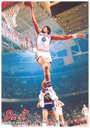 Dr. J Julius Erving Dunk Poster Print (24 X 36) Dr. J Julius Erving Dunk Poster Print (24 X 36)