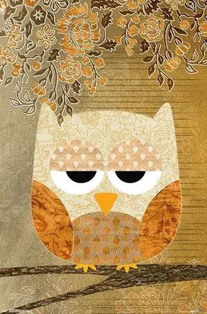 Antique Owl Poster Print (22 x 34) Antique Owl Poster Print (22 x 34)