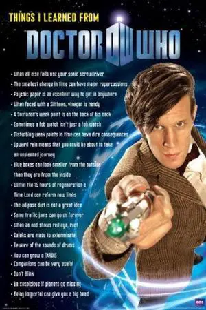 Doctor Who - Things I Learned Poster Print (24 X 36) Doctor Who - Things I Learned Poster Print (24 X 36)