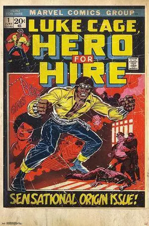 Luke Cage - Hero For Hire #1 Poster Print (22 x 34) Luke Cage - Hero For Hire #1 Poster Print (22 x 34)