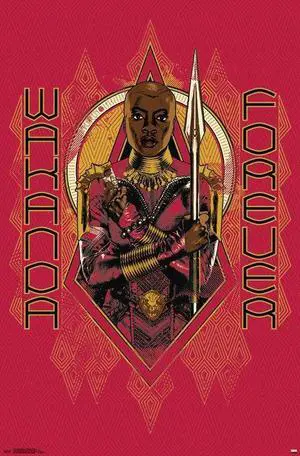 Black Panther - Wakanda Forever Poster Print (22 x 34) Black Panther - Wakanda Forever Poster Print (22 x 34)