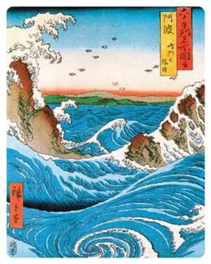 Hiroshige Navaro Rapids Poster Print (22 x 34) Hiroshige Navaro Rapids Poster Print (22 x 34)