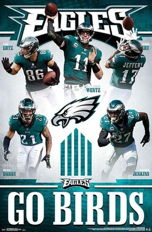 Philadelphia Eagles - Team Poster Print (22 x 34) Philadelphia Eagles - Team Poster Print (22 x 34)