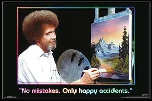 Bob Ross - Accidents Poster Print (34 x 22) Bob Ross - Accidents Poster Print (34 x 22)