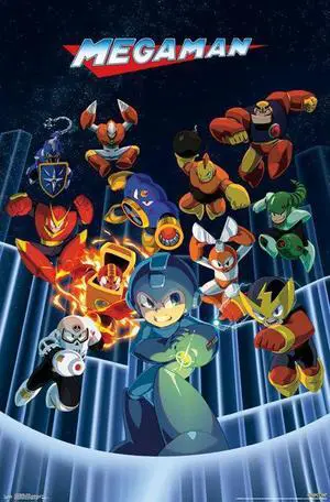 Mega Man - Group Poster Print (22 x 34) Mega Man - Group Poster Print (22 x 34)