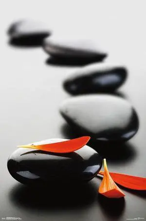 Massage Stones - Red Poster Print (22 x 34) Massage Stones - Red Poster Print (22 x 34)