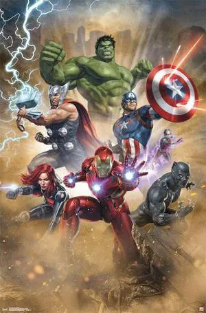 Avengers - Fantastic Poster Print (22 x 34) Avengers - Fantastic Poster Print (22 x 34)
