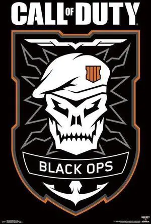 Call Of Duty Black Ops 4 - Logo Poster Print (22 x 34) Call Of Duty Black Ops 4 - Logo Poster Print (22 x 34)